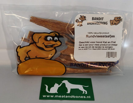 BANDIT | Rundvleesstaafjes | 100 gram
