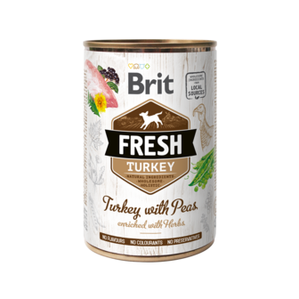 BRIT | Fresh Turkey with Peas | 400 gr