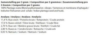 plantago ingredienten