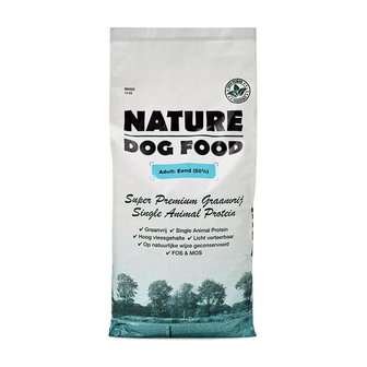 Nature dog food eend 12 kg