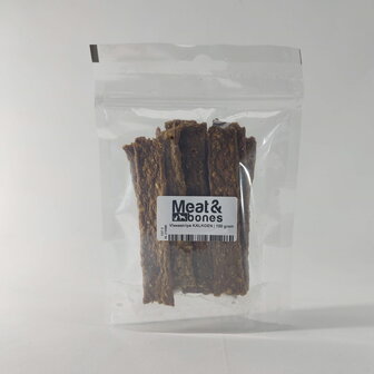 M&amp;B vleesstrips kalkoen 100 gram