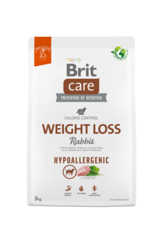 brit care weight loss hypoallergenic konijn 3 kg