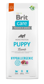 brit care puppy hypoallergenic lam 12 kg