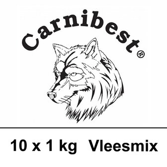carnibest kat vleesmix 10 x 1 kg