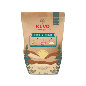 kivo RUND &amp; Rijst glutenvrij 14 KG