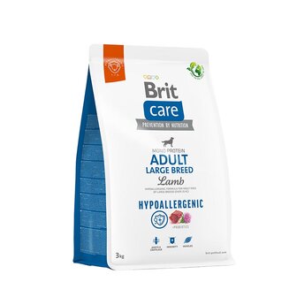 Brit Care hypoallergenic adult large breed lam 3 kg