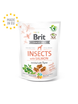 brit care crunchy insect met zalm 200 gram