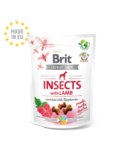 brit care crunchy insect met lam 200 gram
