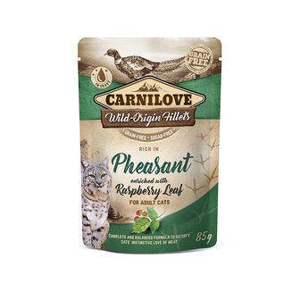 carnilove kat pouch fazant 85 gram