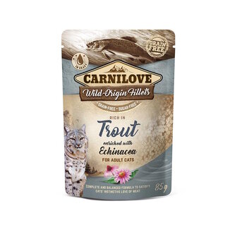 carnilove kat pouch forel 85 gram