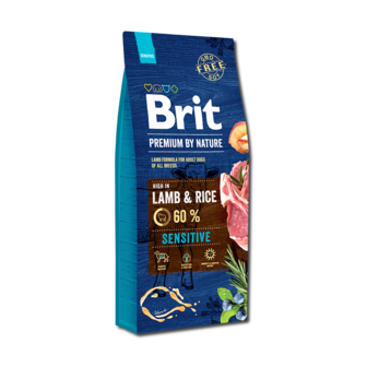 Brit Premium by nature sensitive lam 15 kg