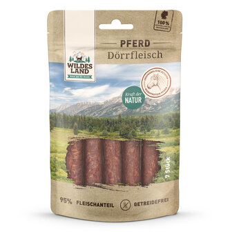 WILDES LAND vleesrol PAARD 7 stuks