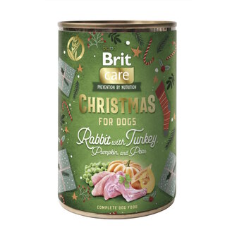 Brite care kerstdiner Konijn Kalkoen 400 gram