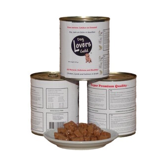 Dog Lovers Gold Kip lam zalm 800 gram