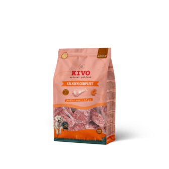 Kivo Kalkoen compleet porties 500 gram