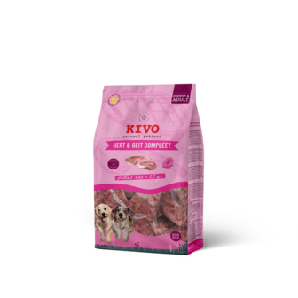 Kivo Hert &amp; Geit compleet porties 500 gram
