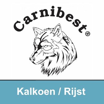 CARNIBEST | KALKOEN / Rijst | 1 kg