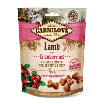 CARNILOVE DOG | Crunchy Snack Lam met veenbessen | 200 gram