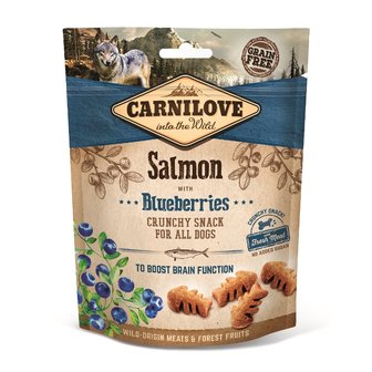CARNILOVE DOG | Crunchy Snack Zalm met bosbessen |  200 gram