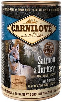 CARNILOVE DOG | Zalm &amp; Kalkoen (adult) | 400 gram