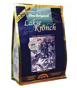 HENNE KRONCH | Zalmsnacks 100% ZALM - ORIGINAL | HOND | 600 gr