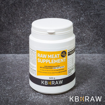 KB-EXTRA |  Raw Meat Supplement ZONDER Calcium | 500 gr