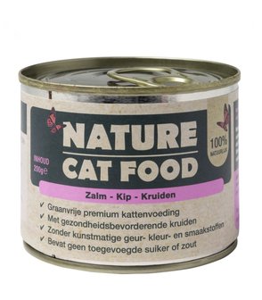 Nature Catfood | Zalm, Kip en Kruiden | 200 gram