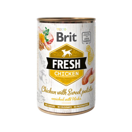 BRIT | Fresh Chicken with Sweet Potato | 400 gr