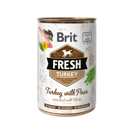 BRIT | Fresh Turkey with Peas | 400 gr