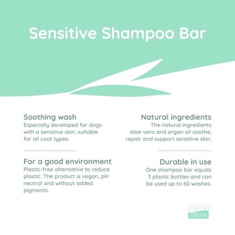 greenfields sensitive shampoo bar