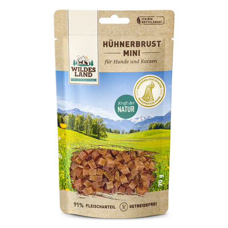 WILDES LAND Kippenborst MINI 70 gram