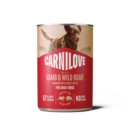Carnilove blik lam Wild zwijn 400 gram