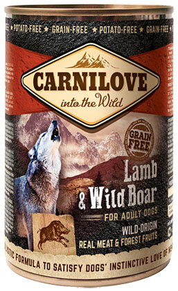 CARNILOVE DOG | Lam & Wild Zwijn (adult) | 400 gram