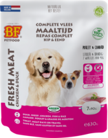 BF-Petfood | Vleesvoeding compleet KIP & EEND | (7 x 90 gram)