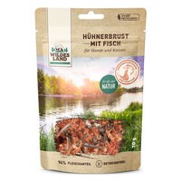 WILDES LAND | HOND & KAT | Kippenborst met Vis | 70 gr