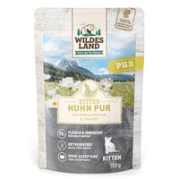 WILDES LAND | KAT | POUCH - PURE - KIP met saffloerolie | 100 gr