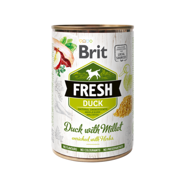 BRIT | Fresh Duck with Millet | 400 gr