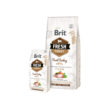 BRIT | Fresh Turkey with Pea Light Fit & Slim 12 kg