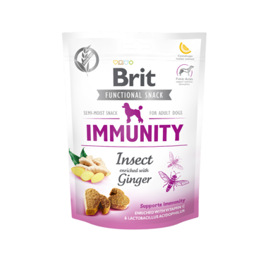 BRIT CARE | Graanvrije functional snack: Immunity (insect) | 150 gram