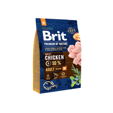 BRIT | Premium by nature Adult M (10-25 KG) | 3 kg