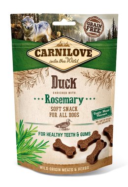 CARNILOVE DOG | Soft Snack Eend met rozemarijn | 200 gram