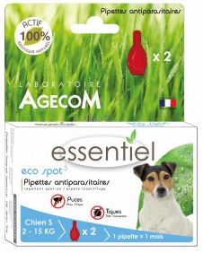 ECO SPOT | HOND 2-15 KG | 2 x pipet
